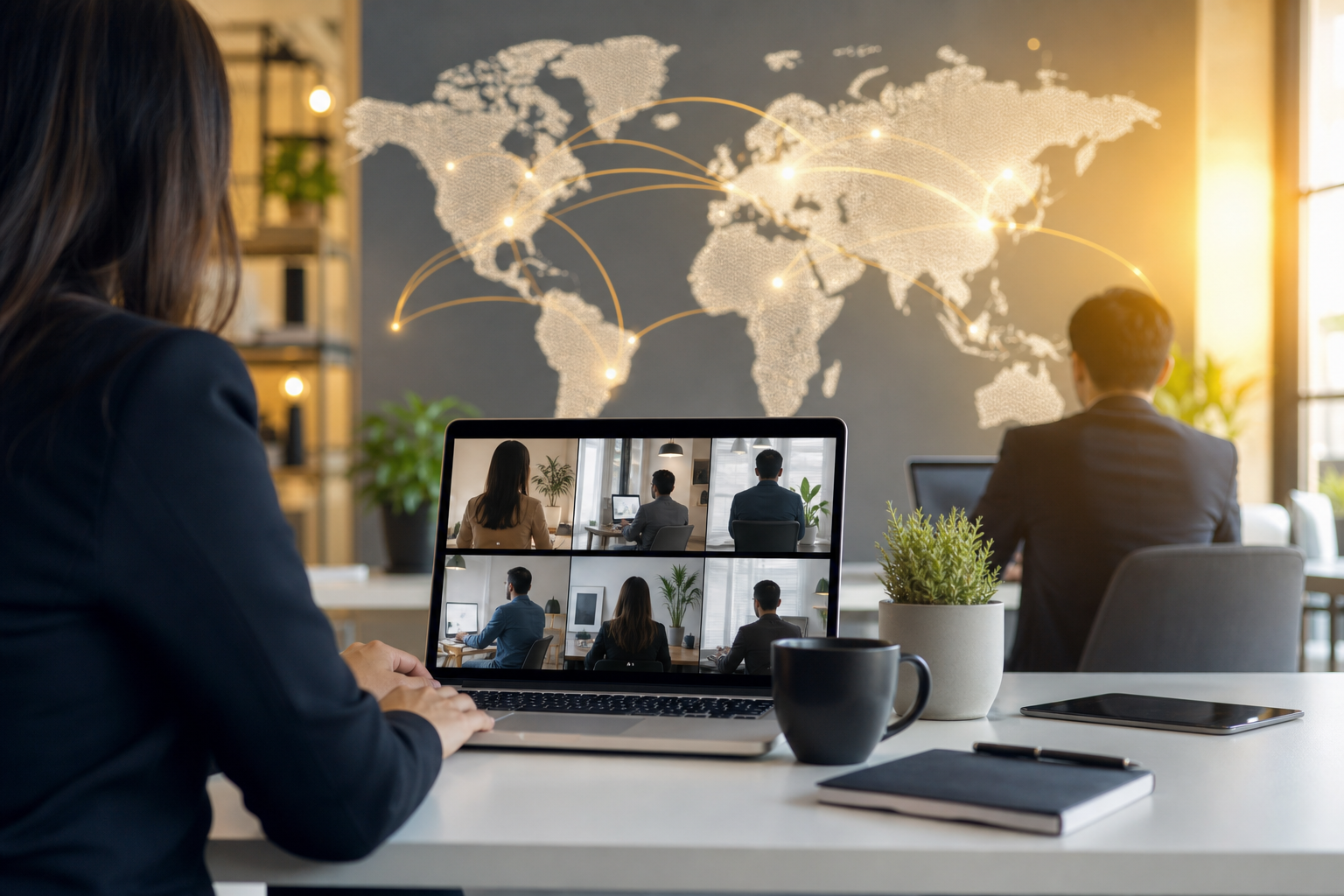 Remote global collaboration and digital service delivery